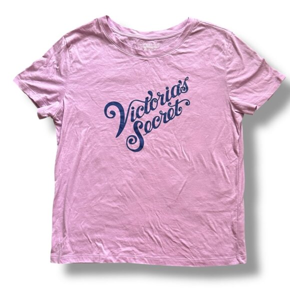 Victoria's Secret Pink Graphic Tee Short Sleeve T-Shirt Women's Size XS Comfy - Picture 1 of 16